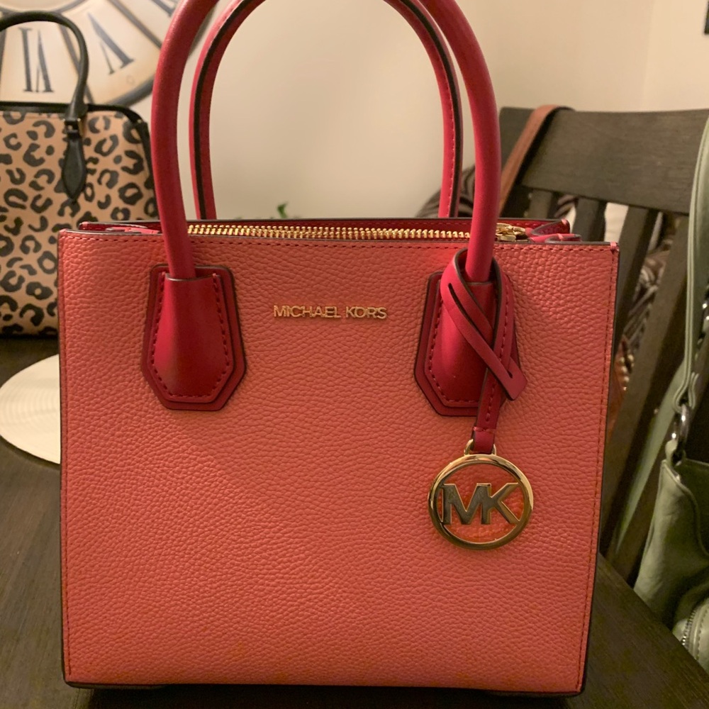 Michael Kors Coral Pink Satchel